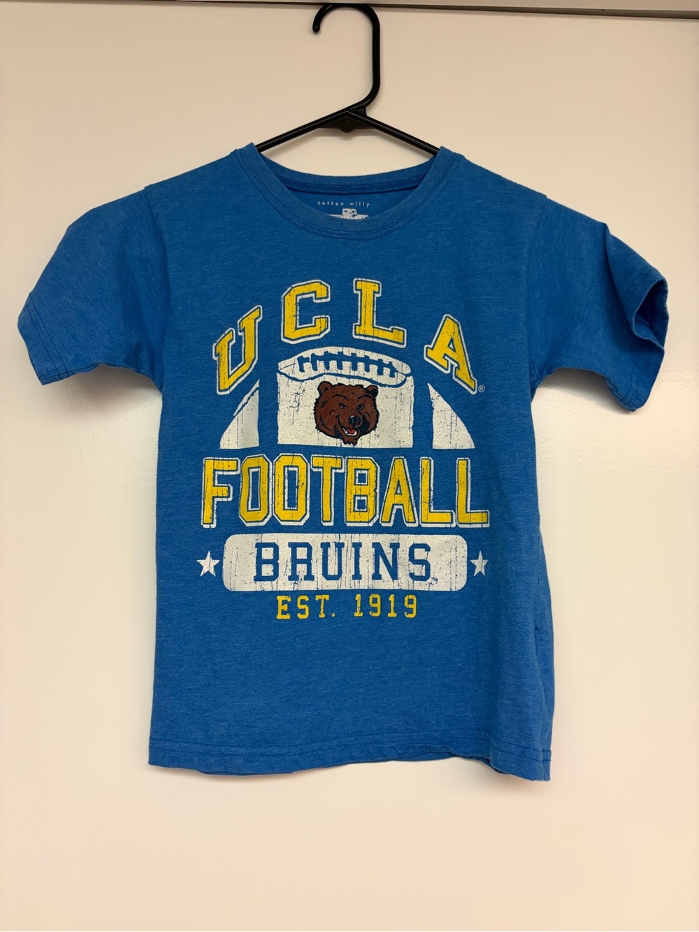 Blue Kids Football Tee